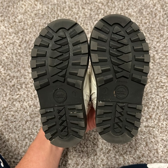 Wonder nation white boots toddler size 7 - Picture 4 of 5